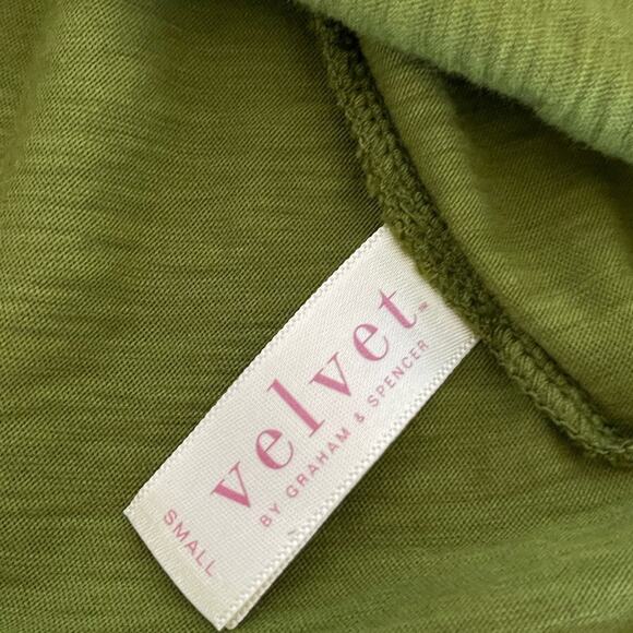 New ~ VELVET GRAHAM & SPENCER ~ ANTHROPOLOGIE - Moss Small - Picture 8 of 11